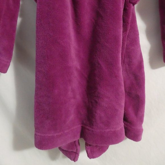JOE FRESH | large, 10-12 kids | Purple Bathrobe With Snowflake Pocket - Picture 13 of 15
